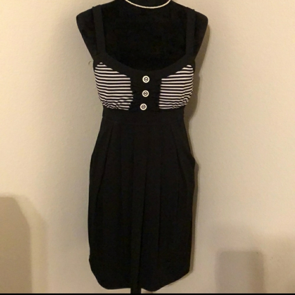 Black and white dress